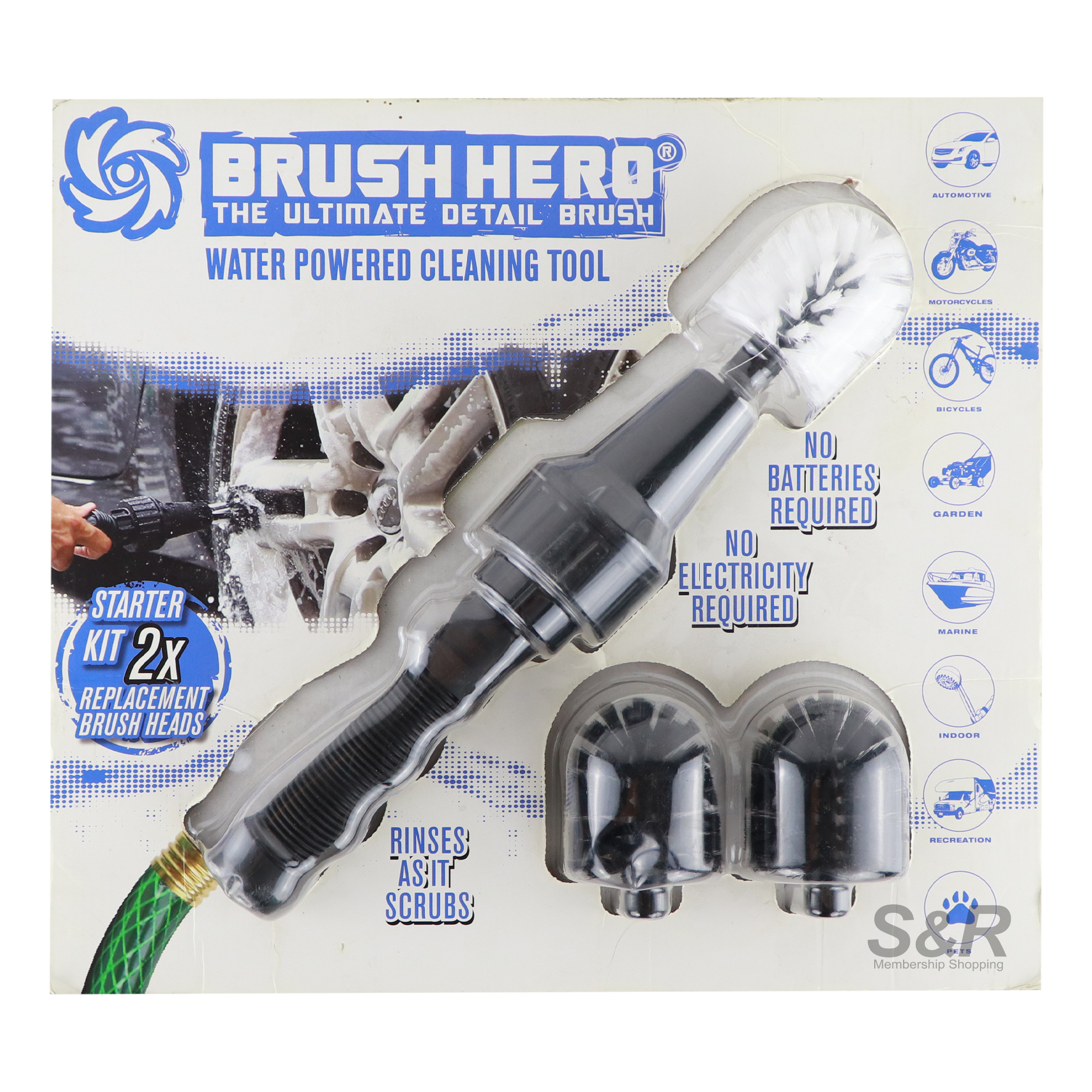 Brush Hero Water Powered Cleaning Tool 1 set